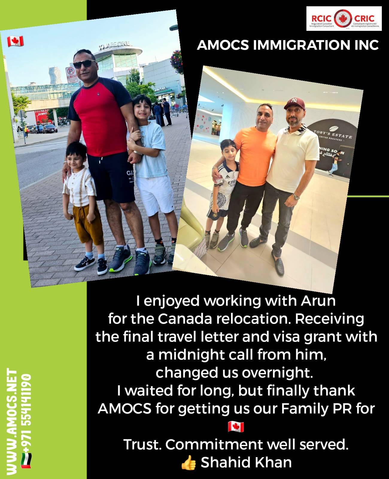 Shahid Khan — Client testimonial