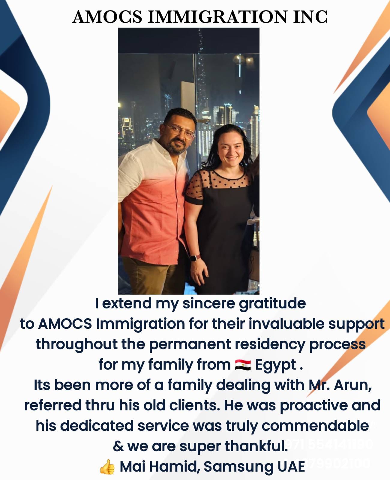 Mai Hamid — Client testimonial