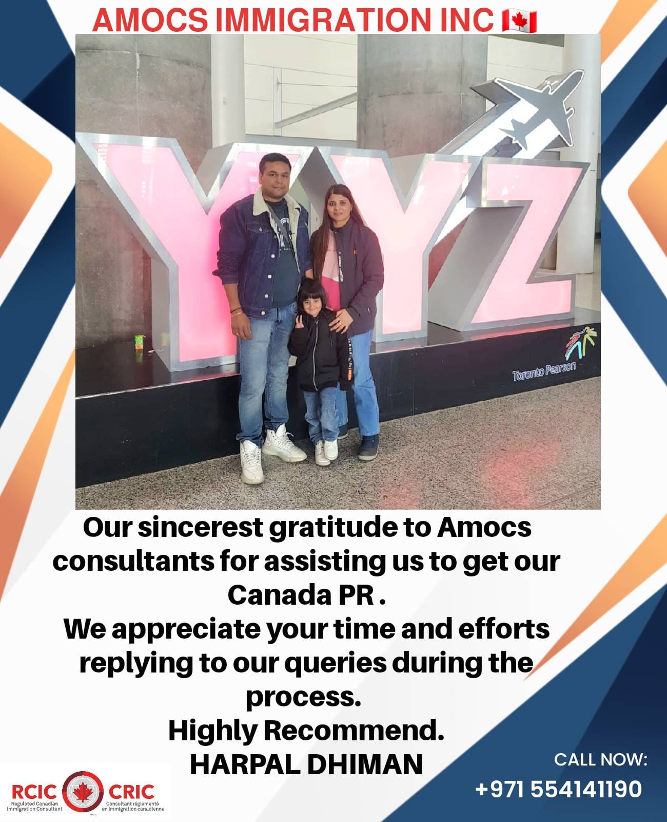 Harpal Dhiman — Client testimonial