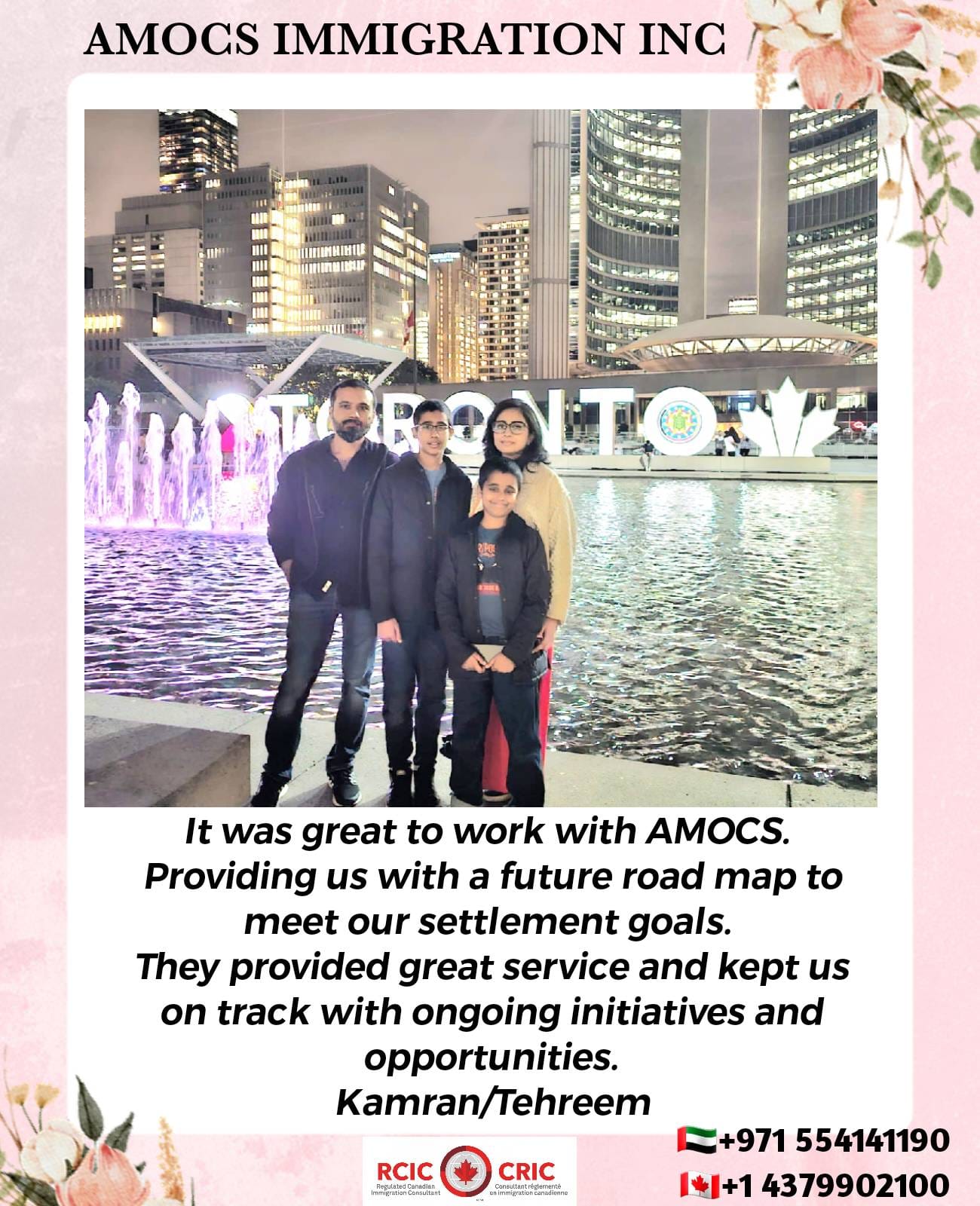 Kamran & Tehreem — Client testimonial