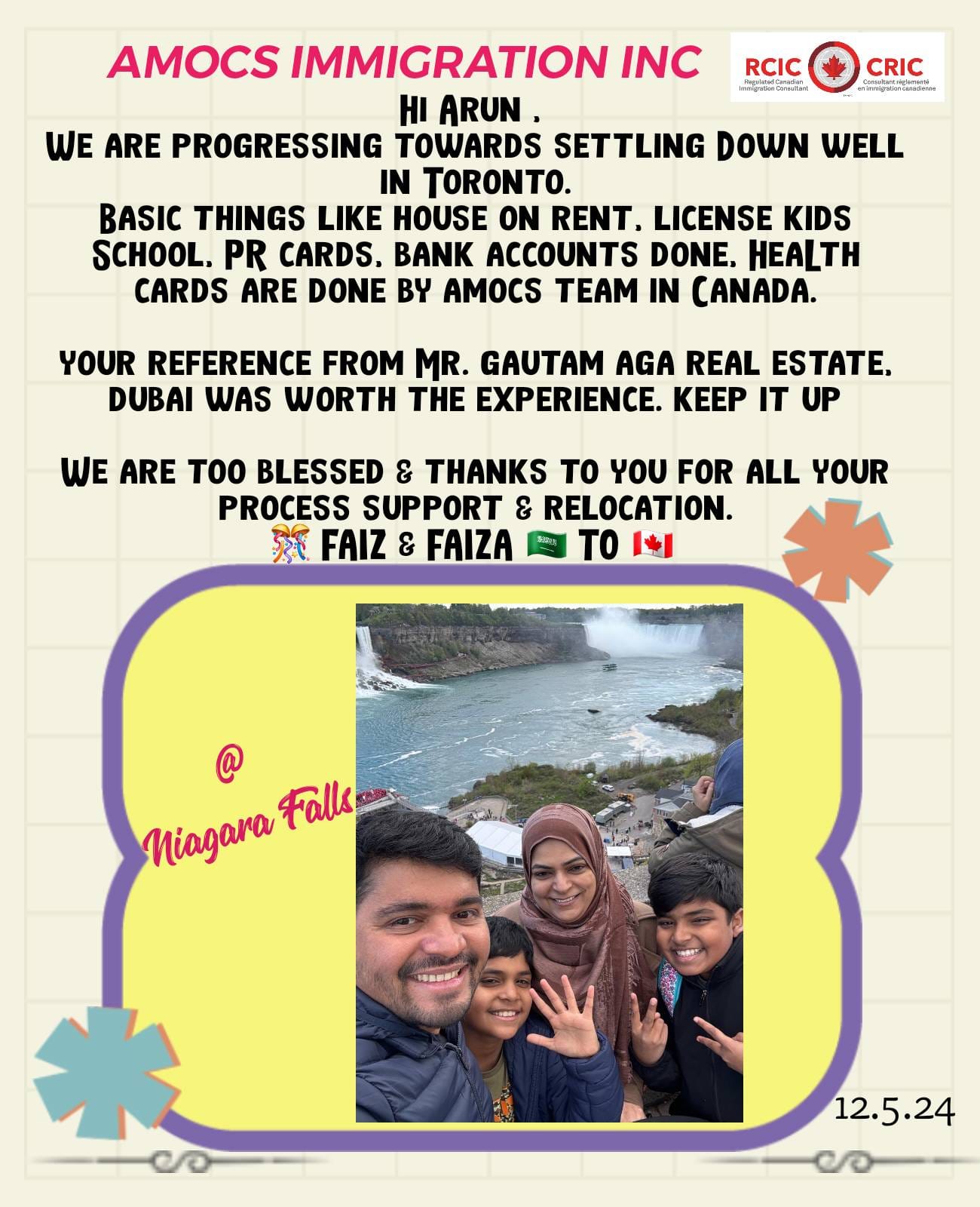 Faiz & Faiza — Client testimonial