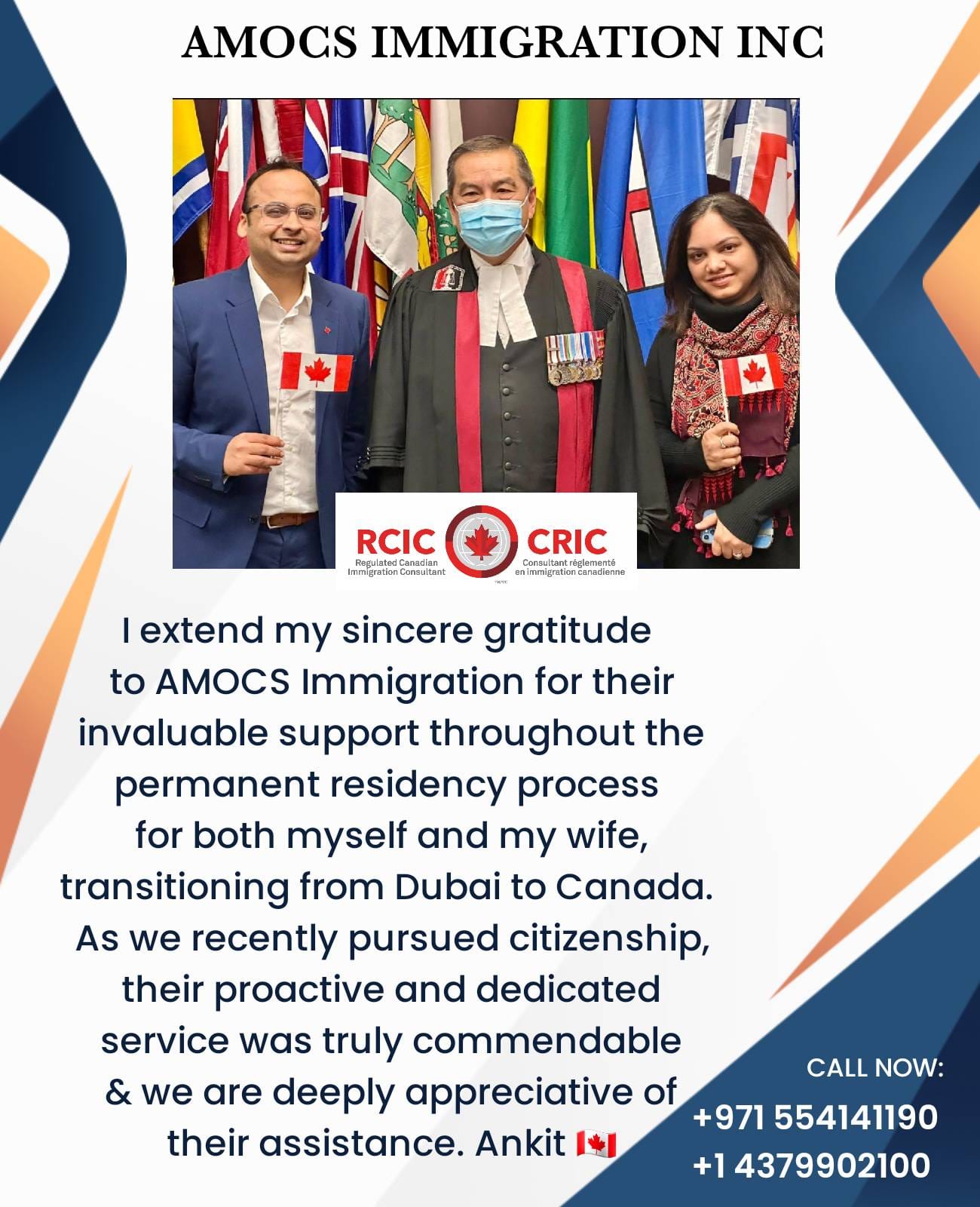 Ankit — Client testimonial